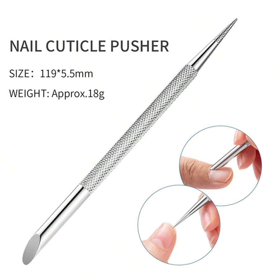 Metalen nagelriem duwer
