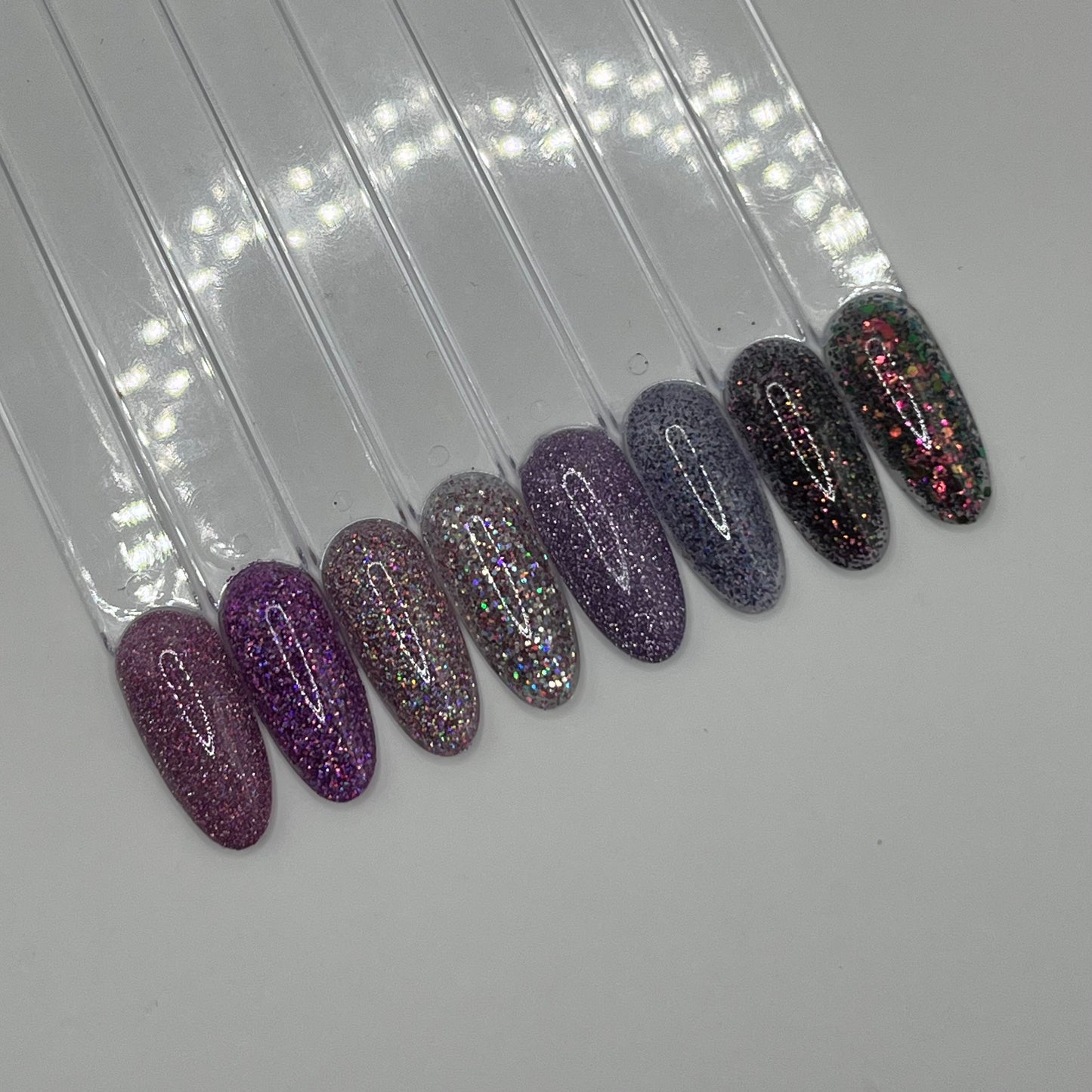 Purple Glitter set