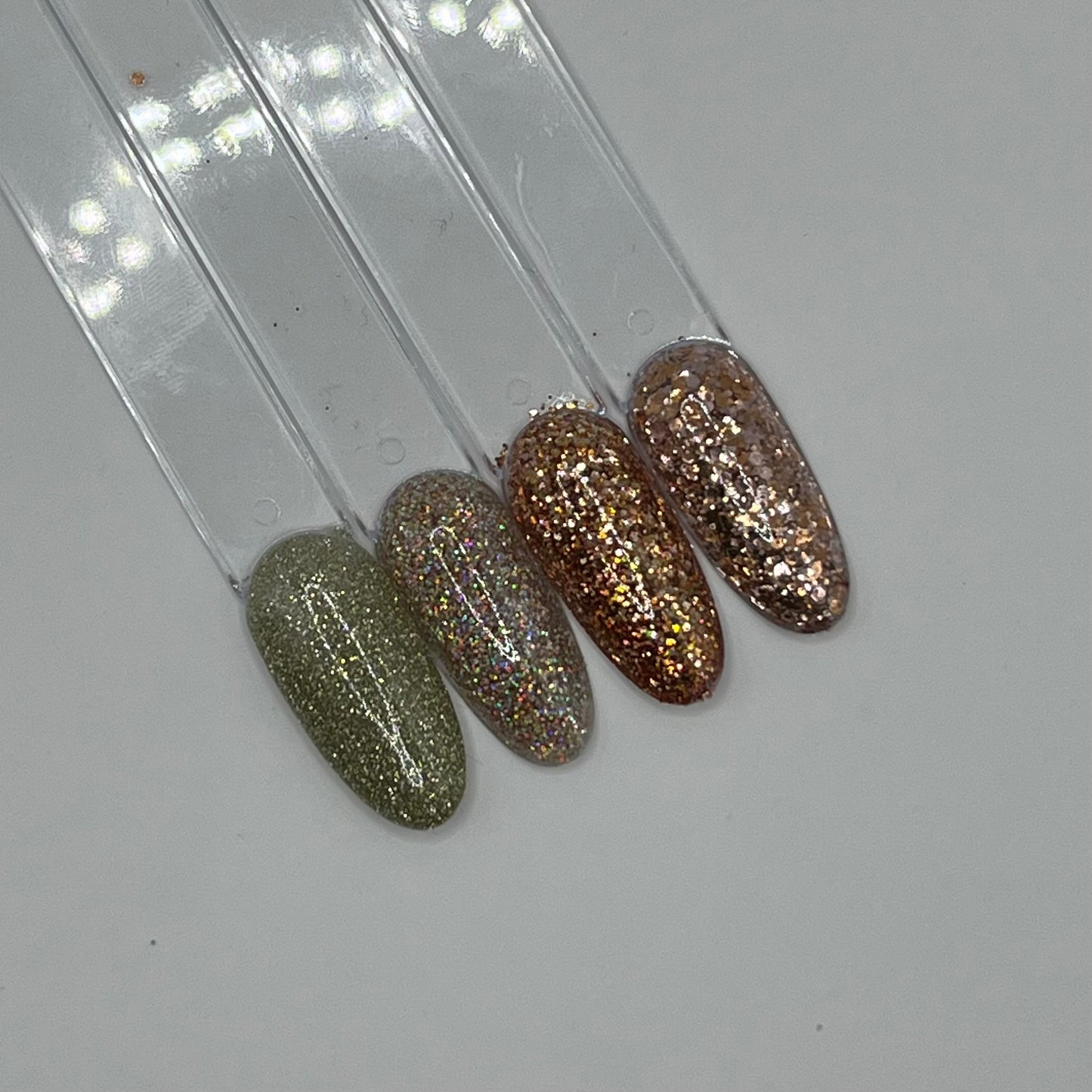 Gold/Brown Glitter set